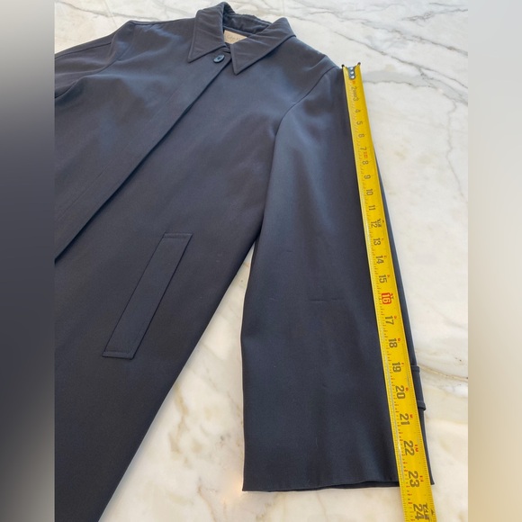 CALVIN KLEIN COLLECTION LIGHTWEIGHT SILK COAT 6 - Picture 14 of 16